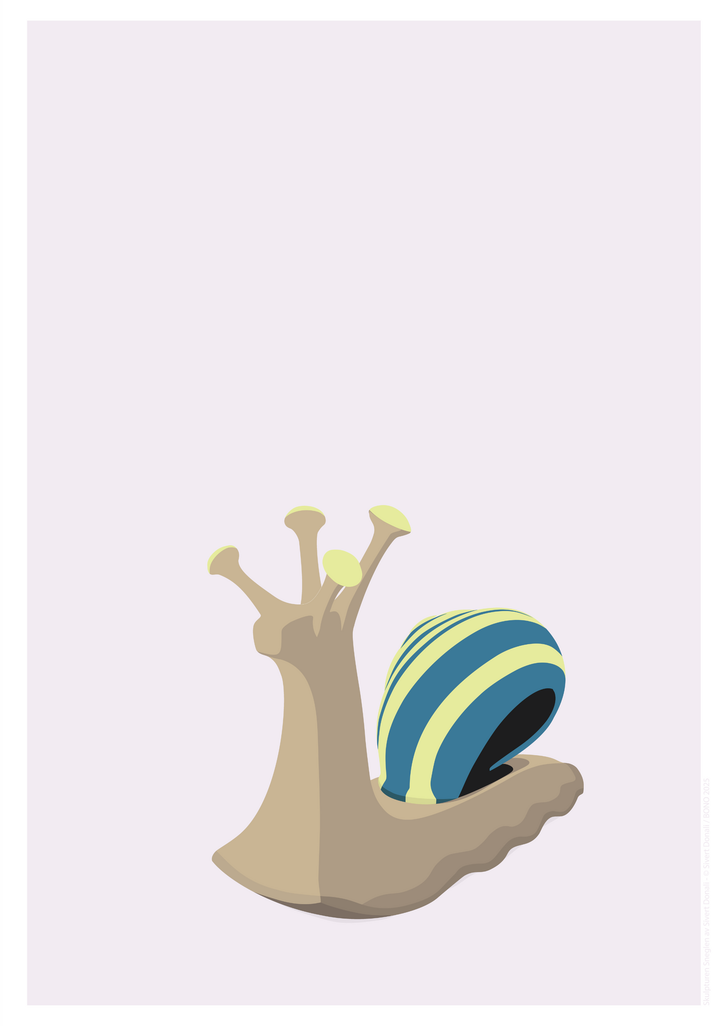 Sneglen rosa fremside